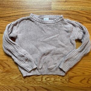 Little Co by Lauren Conrad light pink knit sweater size 4T